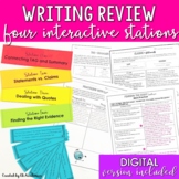 Argumentative Writing Literary Essay Review Stations DIGIT