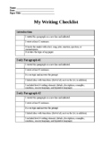 Writing - Revise & Edit Checklist V2