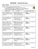 Writing & Revising - Peer Revision Sheets for 4 Genres