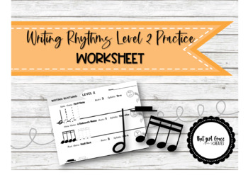 Preview of Writing Rhythms Level 2 Worksheet