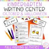 October & Halloween Kindergarten Writing Pages | Fine Moto