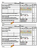 Writing Rubric Grader with examples and place to put point