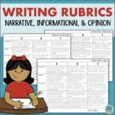 Writing Rubric for Personal Narrative Informational & Opin