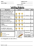 Writing Rubric for writing Conference and/or Workshop