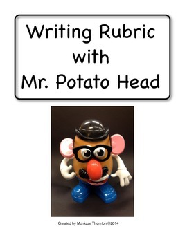 Preview of Writing Rubric with Mr. Potato Head