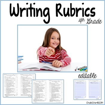 Preview of 4th Grade Writing Rubrics