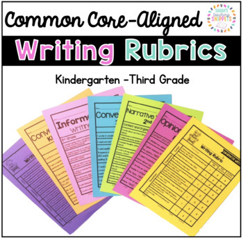 Preview of Writing Rubrics (with Google Slides)