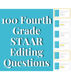 100 Writing STAAR Test Prep Questions | STAAR Aligned Edit