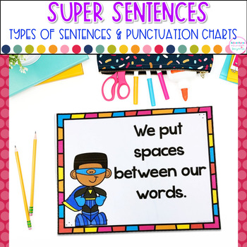 Preview of Sentence Writing Anchor Charts