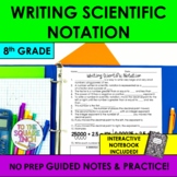 Writing Scientific Notation Notes & Practice | Guided Notes
