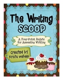 Writing Scoop {Ice Cream-Themed Four-Point Rubric}