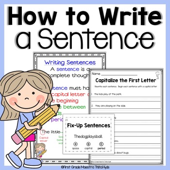 Preview of Writing Sentence Basics