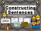 Writing Sentences- "Constructing Sentences: Compound Sentences"