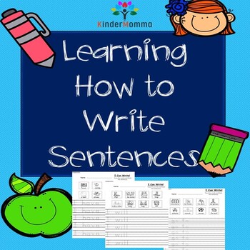 Preview of Writing Sentences for Kindergarten
