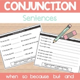 Writing Sentences with Conjunctions - Coordinating & Subor