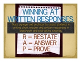 Writing Short-Answer Written Responses *Classroom Strategy Signs*