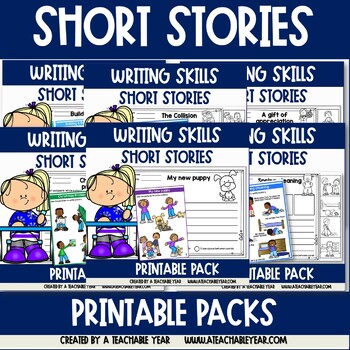 Preview of Writing Short Stories | Great for ESL Students |  Bundle