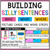Writing Silly Sentences Practice First Grade Center