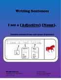 Writing Simple Sentences Using 'I see..."