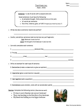writing skills worksheets pdf