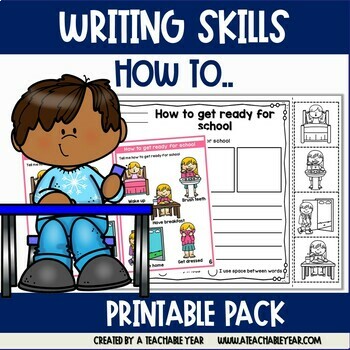 Preview of Writing Skills How to.. | Great for ESL Students