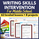 Writing Skills Improvement for Middle School | Leveled Wri