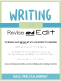 Writing Skill Sheet- Handout for Revising and Editing