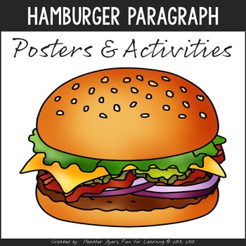 Preview of Writing - Small Group, Whole Group Instruction - HAMBURGER PARAGRAPH