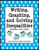 Writing, Solving, and Graphing Inequalities - 6.EE.B.5 and 7.EE.B.4.b