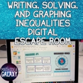 Writing, Solving, and Graphing Inequalities Digital Escape Room