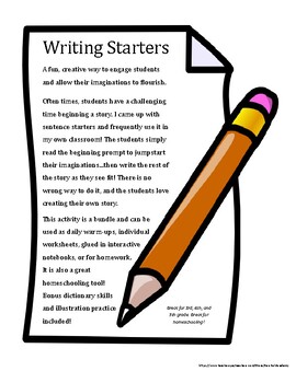 writing starters