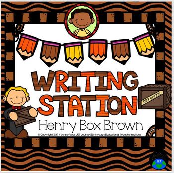 Preview of Henry Box Brown Mini Writing Station