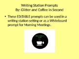 Writing Station/Morning Message Prompts