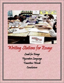 Preview of Writing Stations for Essays