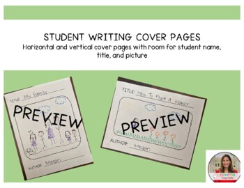 Preview of Writing Story Cover Page