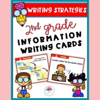 Preview of Writing Strategies 2nd Grade Information Cards