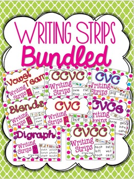 Preview of Writing Strips Sets 1 & 2 BUNDLED