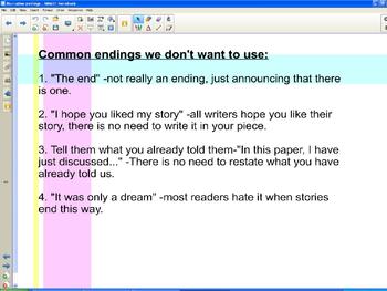 Preview of Writing Strong Endings for Narratives using Mentor Texts
