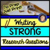 Writing Strong Research Questions: Open and Closed Questioning