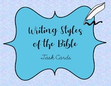 Writing Styles of the Bible Task Cards