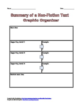 Writing Summary of a Non-Fiction Text (Paragraph Frame for ELLs) by LoveESL