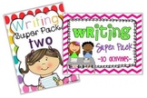 Writing Super Packs One & Two BUNDLED {20 activities}
