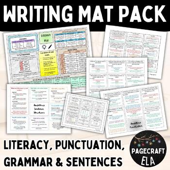 Preview of Writing Support Pack | Literacy Mats | Common Errors | Punctuation | Grammar