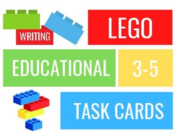 Preview of Writing Task Cards - Legos
