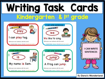 Writing Center Activity for 1st Grade or Kindergarten by Dana's Wonderland