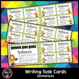 Writing Task Cards - Sentences