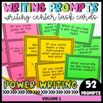 Preview of Writing Task Cards for Upper Elementary Writing Center