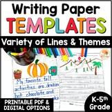 Writing Paper Templates with Varying Lines Widths and Pict
