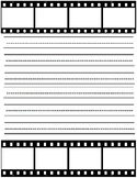 Writing Template for Hollywood theme