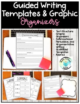 Guided Writing Templates & Graphic Organizers: Brainstorming & Prewriting